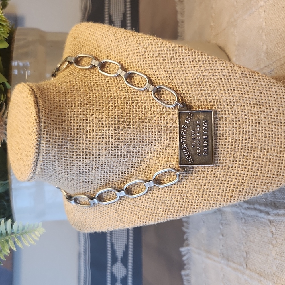 French Kande Elegant Silver Chain Necklace